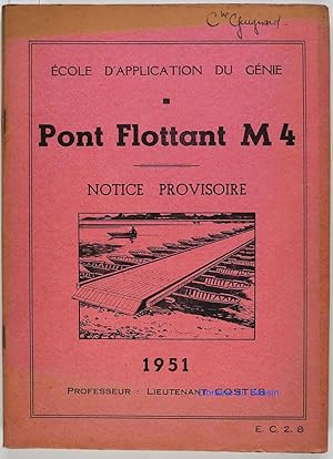 Pont flottant M4 Notice provisoire
