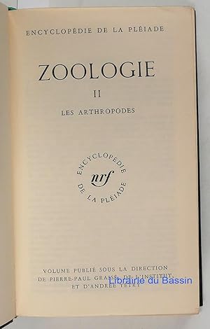 Image du vendeur pour Zoologie II Les arthropodes mis en vente par Librairie du Bassin