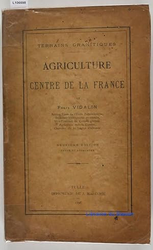 Imagen del vendedor de Agriculture du Centre de la France a la venta por Librairie du Bassin