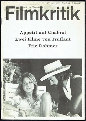 Filmkritic Nr. 187, Juli 1972: Appetit auf Chabrol, Zwei Filme von Truffaut, Eric Rohmer