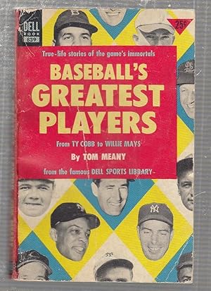 Seller image for Baseball's Greatest Players: From Ty Cobb to Willie Mays (vintage paperback) for sale by Old Book Shop of Bordentown (ABAA, ILAB)