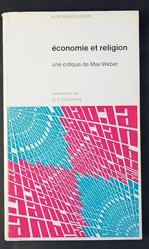 Immagine del venditore per conomie et religion, un critique de Max Weber venduto da Antigedades Argar