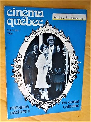 Cinéma Québec, vol. 3, no 1, septembre 1973