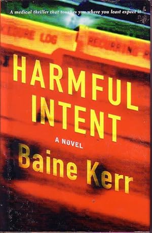 Seller image for Harmful Intent for sale by Ye Old Bookworm