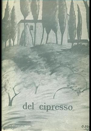 Bild des Verkufers fr Del cipresso. zum Verkauf von FIRENZELIBRI SRL
