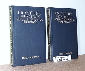 Goethes Gedichte in zeitlicher Folge. 1: Lyrische Dichtungen / hrsg. von Hans Gerhard Gräf.