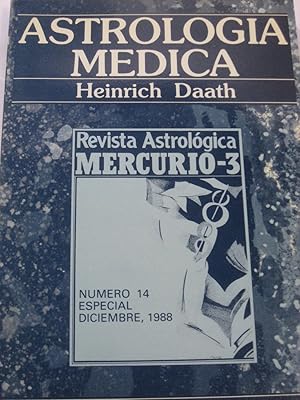 Imagen del vendedor de ASTROLOGA MDICA. REVISTA ASTROLOGICA MERCURIO NUMERO 14 ESPECIAL DICIEMBRE, 1989 a la venta por ALEJANDRIA SEVILLA