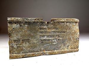 Rare Nazi Concentration Camp Artifact: Metal Slave Laborer Registration Card, found on location i...