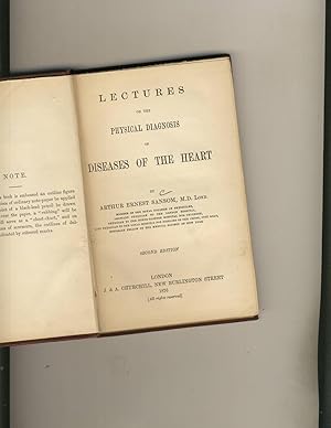 Seller image for Lectures on the Physical Diagnosis of the Diseases of the Heart for sale by Richard Lemay