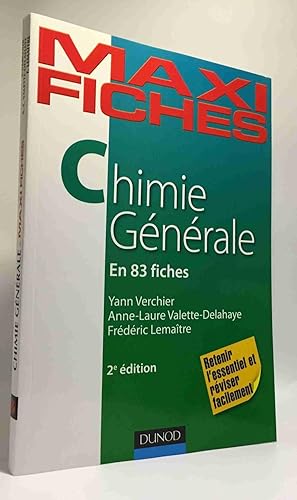 Seller image for Maxi fiches de Chimie gnrale - 2e dition - 83 fiches: 83 fiches for sale by crealivres