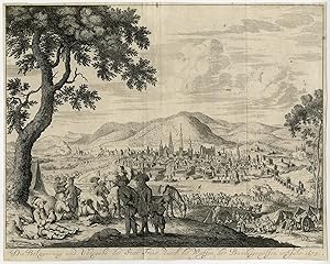Antique Print-SIEGE-SURRENDER-TRIER-Luyken-1680