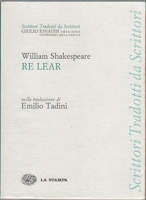 Immagine del venditore per Re Lear - William Shakespeare venduto da libreria biblos