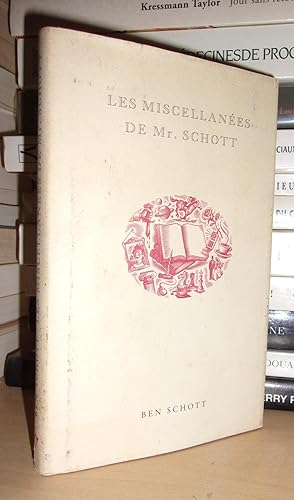 Seller image for LES MISCELLANEES DE MR. SCHOTT - (schott's original miscellany) for sale by Planet's books