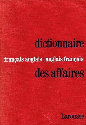 Seller image for Dictionnaire fran?ais-anglais anglais-fran?ais des affaires - Michel Peron for sale by Book Hmisphres