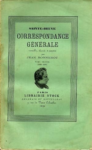 Correspondance générale Tome II - Charles-Augustin Sainte-Beuve
