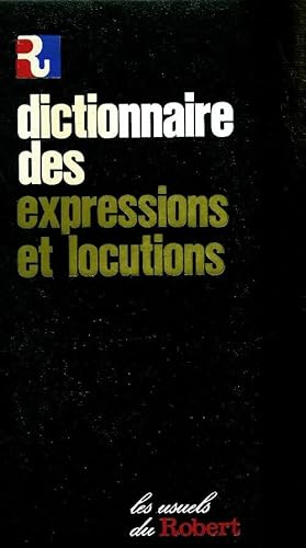Immagine del venditore per Dictionnaire des expressions et des locutions - Alain Rey venduto da Book Hmisphres