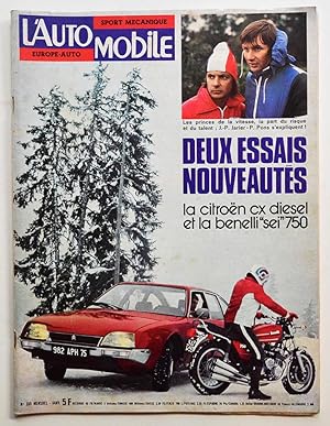 L'AUTOMOBILE n° 355 janvier 1976, Audi 50 GL, Salon de Turin, Norton 850 John Player