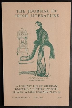 Image du vendeur pour The Journal of irish Literature Sept, 1984 v.XIII, no.3 mis en vente par GuthrieBooks