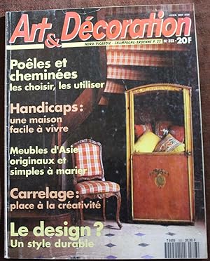 Image du vendeur pour ART & DCORATION - Revue N323 (1994) : Design, Nord, Bigorre, Asie. mis en vente par Bouquinerie Spia