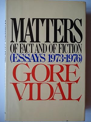 Seller image for MATTERS OF FACT AND FICTION. Essays 1973-1976 for sale by GfB, the Colchester Bookshop