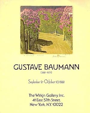 Image du vendeur pour Gustave Baumann (1881-1971) mis en vente par LEFT COAST BOOKS