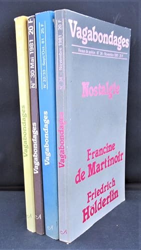 Vagabondages ( année 1981, 4 numéros ) 30, Mère: 31, Du monde arabe:32/33, Poètes de langue d'oc:...