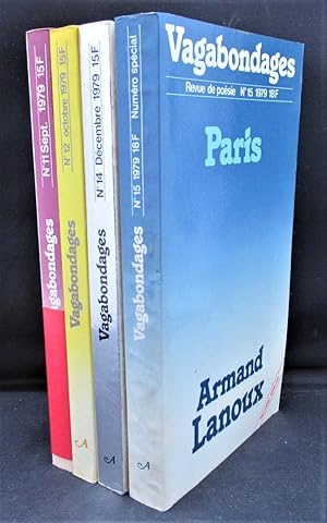 Vagabondages ( année 1979, 4 numéros ) 11, au féminin: 12, de langue française:14, miroir: 15, Pa...