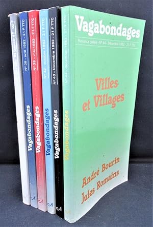 Vagabondages ( année 1982, 6 numéros ) 36, Fantaisie: 38, Constellations arts poétique:39, Poésie...