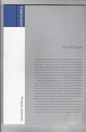 Bild des Verkufers fr l und Opium. Vontobel-Stiftung Schriftenreihe zum Verkauf von Versandantiquariat Boller