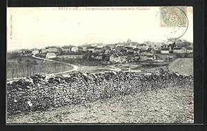 Carte postale Rilly, Vue générale prise des hauteurs de la Pitonnière