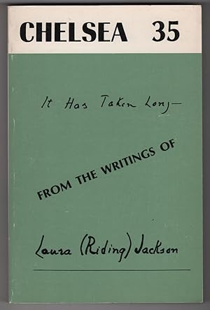 Bild des Verkufers fr Chelsea 35 (1976) - Author's Selections from the Writings of Laura (Riding) Jackson zum Verkauf von Philip Smith, Bookseller