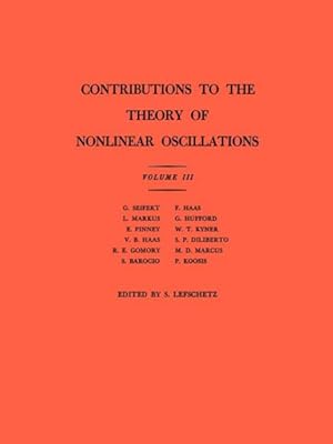 Bild des Verkufers fr Contributions to the Theory of Nonlinear Oscillations zum Verkauf von GreatBookPricesUK