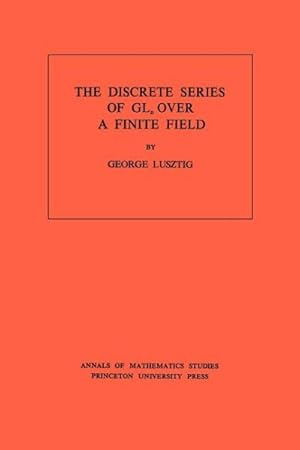 Seller image for Discrete Series of Gl over a Finite Field for sale by GreatBookPricesUK