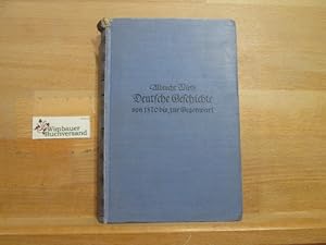 Bild des Verkufers fr Deutsche Geschichte von 1870 bis zur Gegenwart. Krners Taschenausgabe ; Bd. 50 zum Verkauf von Antiquariat im Kaiserviertel | Wimbauer Buchversand