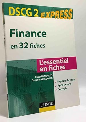 Finance DSCG 2 - en 32 fiches: en 32 fiches