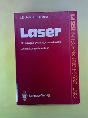 Seller image for Laser. Grundlagen, Systeme, Anwendungen. Zweite, korrigierte Auflage for sale by biblion2