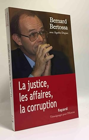 Seller image for La justice les affaires la corruption for sale by crealivres