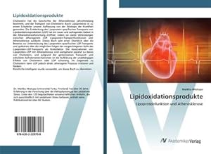 Seller image for Lipidoxidationsprodukte : Lipoproteinfunktion und Atherosklerose for sale by AHA-BUCH GmbH