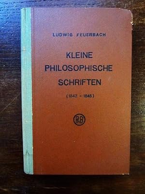 Seller image for Kleine philosophische Schriften (1842-1845). Herausgegeben von Max Gustav Lange for sale by Rudi Euchler Buchhandlung & Antiquariat