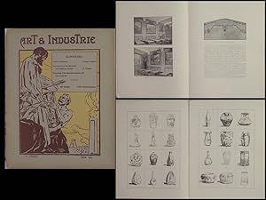 ART ET INDUSTRIE - JUIN 1911 - VASES ART NOUVEAU, DE FEURE, BING, GRUEBY, CASERNE, Prouvé