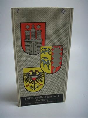 Shell Straßenkarte Nr. 6. Oldenburg, Wappen Bremen, Oldenburg, Hannover.