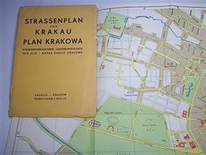 Strassenplan von Krakau / Plan Krakowa. Strassenverzeichnis - Umgebungskarte / Spis Ulic - Mapka ...