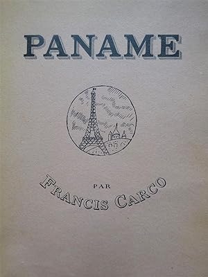 Imagen del vendedor de Paname. a la venta por PARIS-LIBRIS