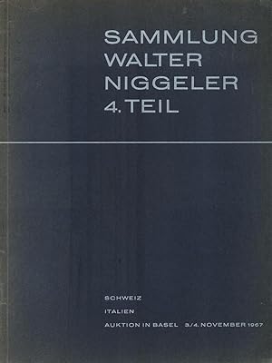 Sammlung Walter niggeler 4.Teil