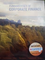 Bild des Verkufers fr Fundamentals of Corporate Finance with Connect Plus 5 e zum Verkauf von Hill End Books