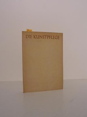 Die Kunstpflege. Beiträge zur Geschichte und Pflege deutscher Architektur und Kunst.