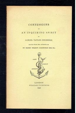 Seller image for Confessions of an Inquiring Spirit. Facsimile reprint of 1840 Edition for sale by Sonnets And Symphonies