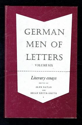 Seller image for German Men of Letters Volume VI. Literary Essays for sale by Sonnets And Symphonies