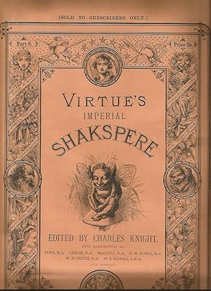 Bild des Verkufers fr Virtue's Imperial SHAKSPERE (Shakespeare) Part 8 zum Verkauf von Peter White Books