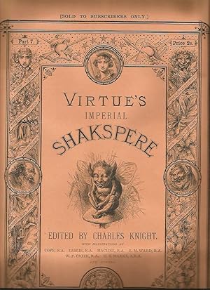 Bild des Verkufers fr Virtue's Imperial SHAKSPERE (Shakespeare) Part 7 zum Verkauf von Peter White Books